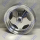 Douglas Aluminum 4 Inch Wide Billet Star Spindle Mount Sand Wheel For Combo Link Or King Pin Spindle