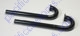 Black 1.50 Od Exhaust J Tubes For Type 1 Beetle - Replace Heater Boxes - 1 Pair