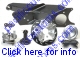 Micro Stub Trailing Arm Kit With 3X3 Arms, Jamar Disc Brakes and Four Piston Calipers, & Delrin Bush
