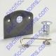 Quarter Turn Fastner Kit For Sheet Metal Includes 0.600 Rounded Button, Spring, And Plate