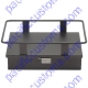 Black Anodize Ice Chest Cooler Rack With Storage Compartment