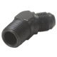 An 1/2 Npt Male To #8 Male 45 Degree Hose Adapter