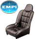 Empi Race Trim Standard Width High Back Black Vinyl With Black Vinyl Back Suspension Seat