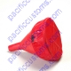 Outerwear Funnel Prefilter Only For 7 Diameter Funnels - Does Not Include Plastic Funnel - Red